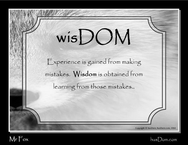 wisDOM | Dominant Quotes | husDOM