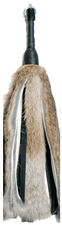 Rabbit Fur Leather Flogger
